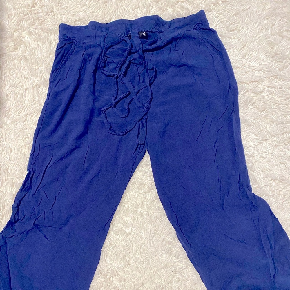 Torrid wide leg navy blue pants 💙